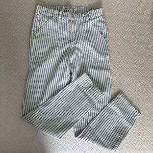 Classic Striped Straight Leg Women's Jeans